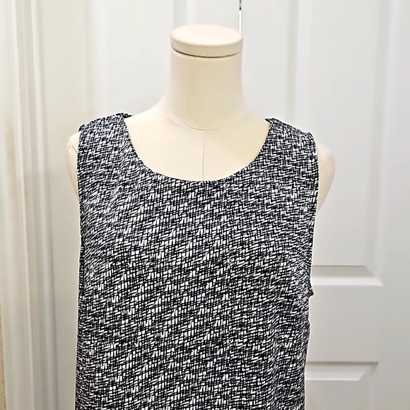 WORTHINGTON Classic Sleeveless Midi Shift Dress Size Large - Picture 4 of 9